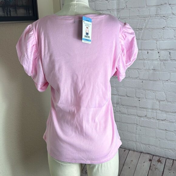NWT VINCE CAMUTO PUFF SLEEVE TOP - Picture 7 of 9